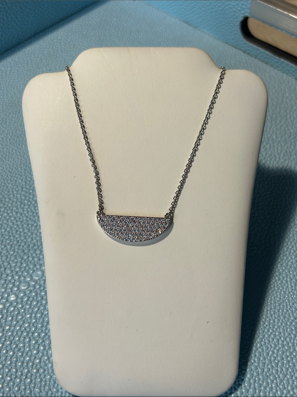 Touchstone Crystal by Swarovski Shine Everyday Necklace Crystal Aurore Boreale